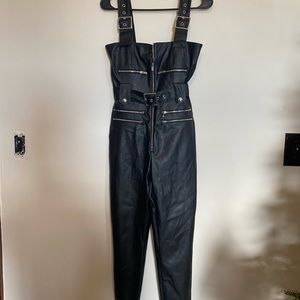 Leather Jumpsuit